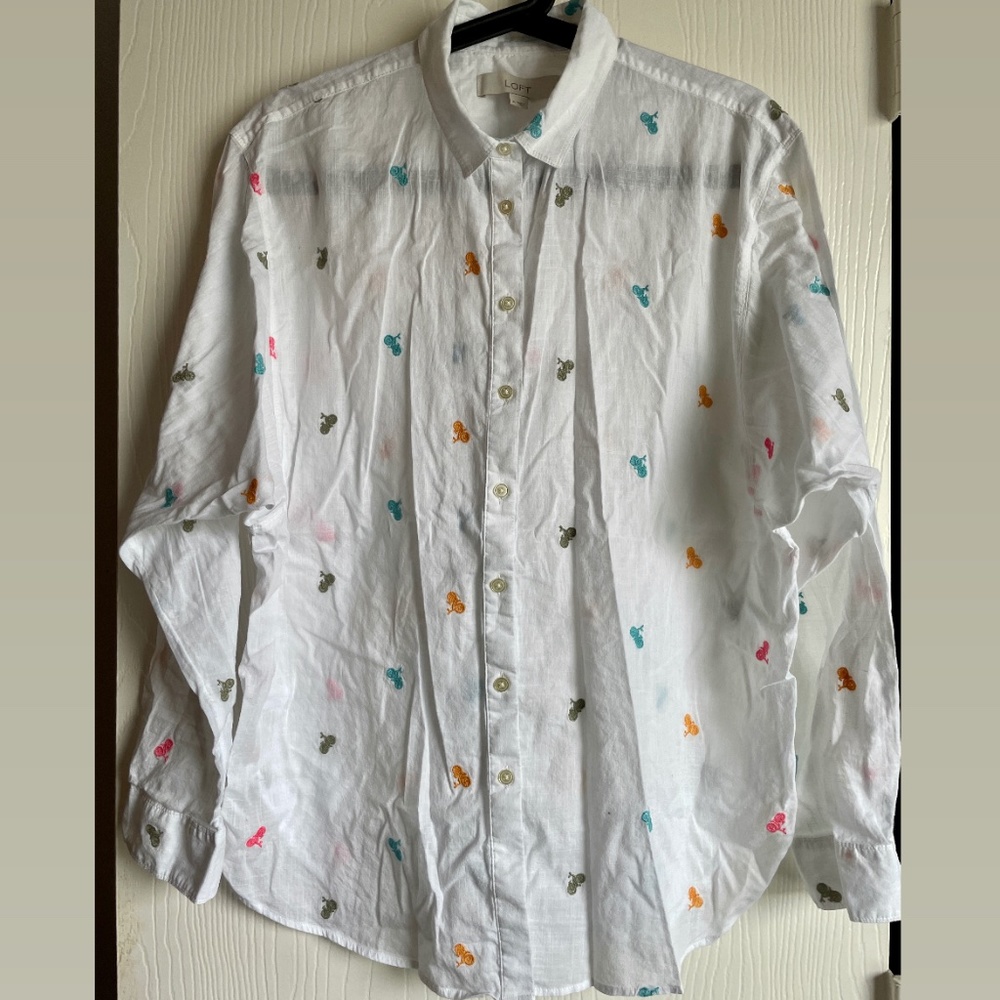 Loft button up shirt